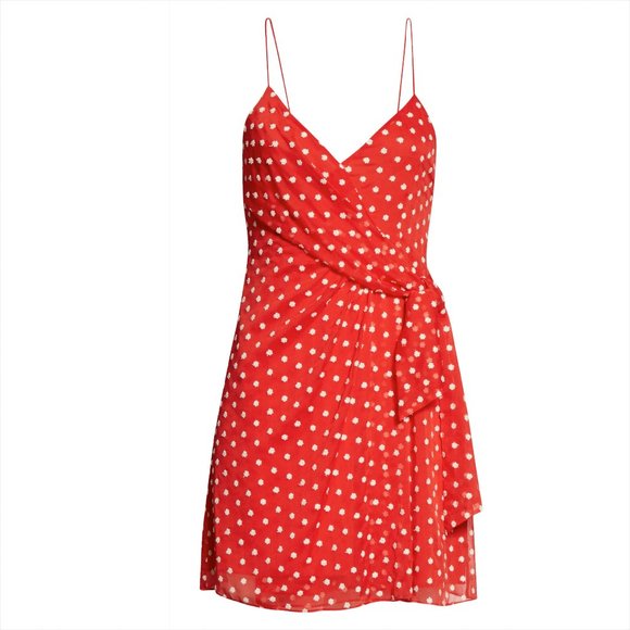 Alice & Trixie Dresses & Skirts - ALICE + OLIVIA Katie Floral Wrap Front Minidress